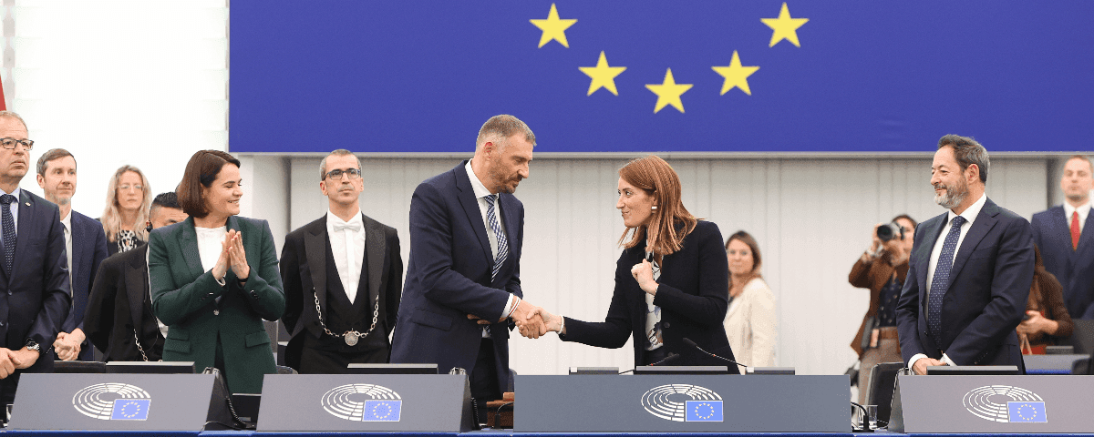 Afbeelding voor artikel: Europees Parlement eert journalisten die Russische repressie trotseren